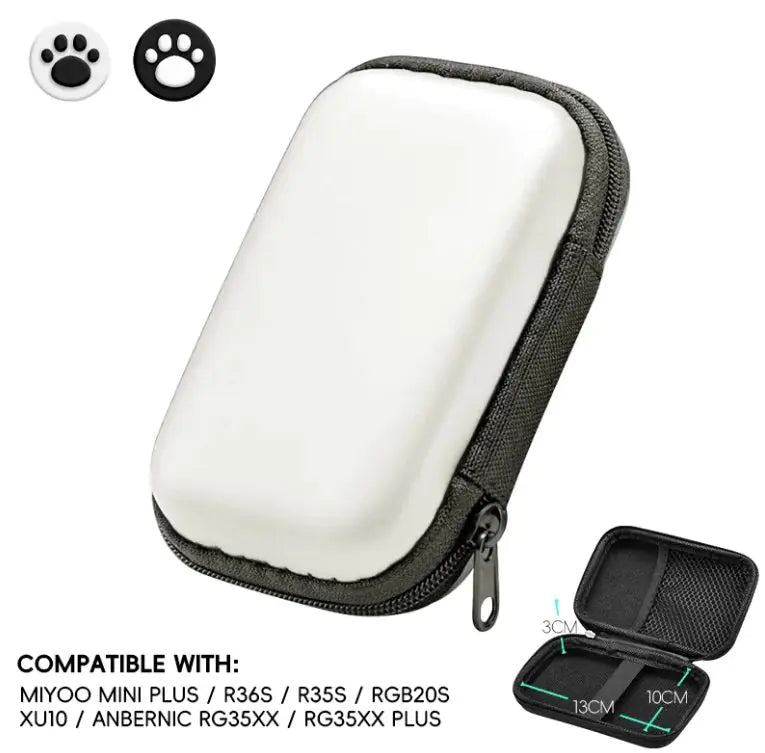 Data Frog-Protective Bag for R36S, Retro Video Game Bags, Olig Cover Case for RG35XX, R35S